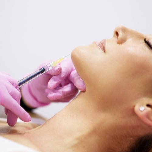 relleno de mentón con ácido hialurónico