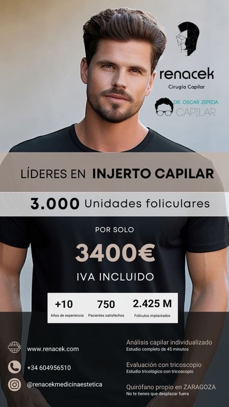 precio injerto capilar zaragoza